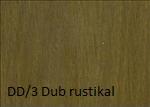 Drevo - DD 3 Dub rustikal